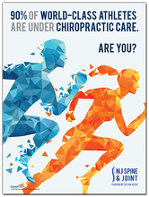 Customized Chiropractic Poster with Logo - Athletes and Chiropractic