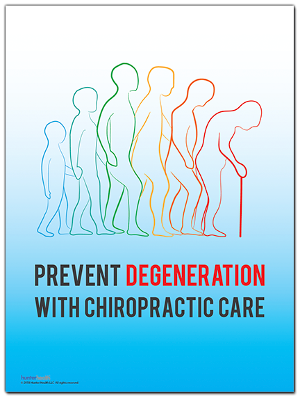 Chiropractic Poster- Degeneration and Aging and Chiropractic