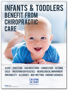Infants and Toddlers Customized Chiropractic Poster by Hunter Health